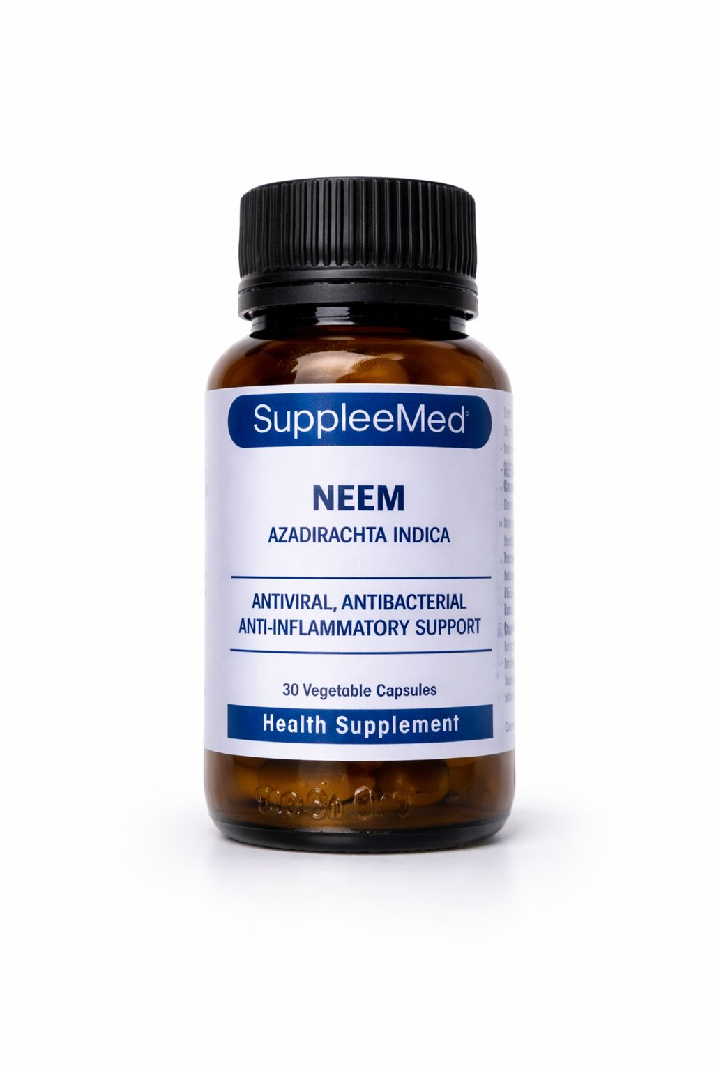 Neem Vegetable Capsules 30